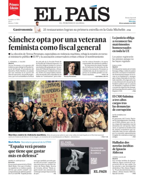 Cover of El País (1ª Edición)