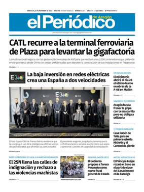 Cover of El Periódico Aragón