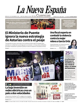 Cover of La Nueva España (Cuencas)