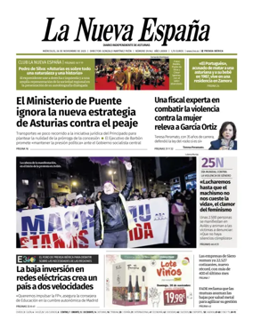 Cover of La Nueva Espana (Oriente)