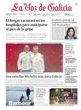 Cover of La Voz de Galicia (Deza)