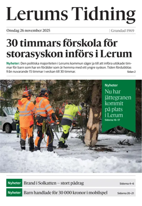 Cover of Lerums Tidning