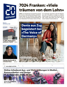 Cover of 20 Minuten - Zurich