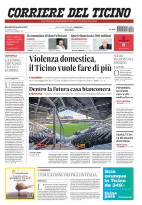 Cover of Corriere del Ticino