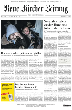 Cover of Neue Zürcher Zeitung