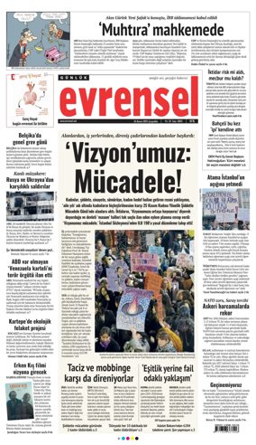 Cover of Evrensel Gazetesi