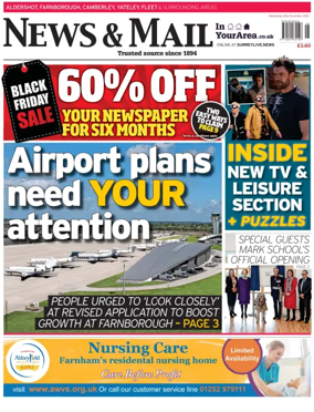 Cover of Aldershot News & Mail