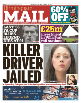 Cover of Birmingham Mail