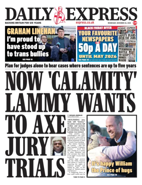 Cover of Daily Express