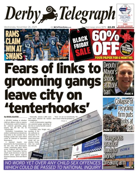 Cover of Derby Telegraph