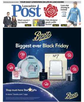 Cover of Lancashire Evening Post