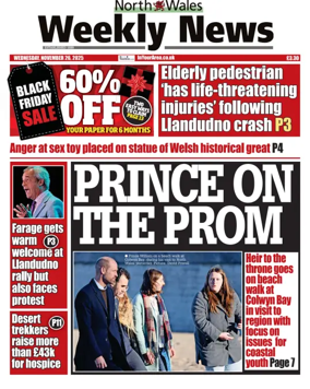 Cover of North Wales Weekly News