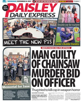 Cover of Paisley Daily Express