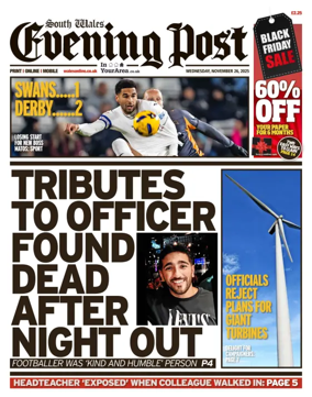 Cover of South Wales Evening Post