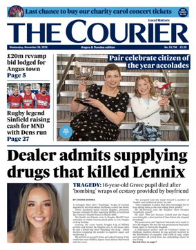 Cover of The Courier & Advertiser (Angus and The Mearns Edition)