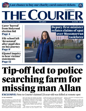 Cover of The Courier & Advertiser (Fife Edition)