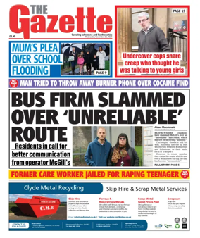 Cover of The Gazette (Scotland)