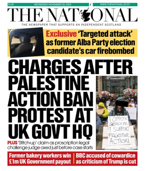 Cover of The National (Scotland)