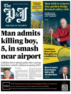 Cover of The Press and Journal (Highlands & Islands)