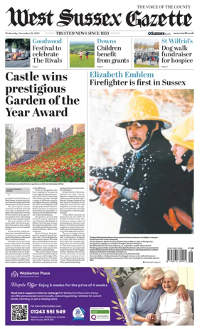 Cover of West Sussex Gazette