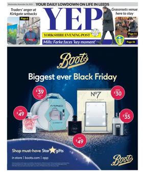 Cover of Yorkshire Evening Post