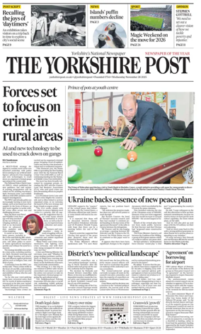 Cover of Yorkshire Post