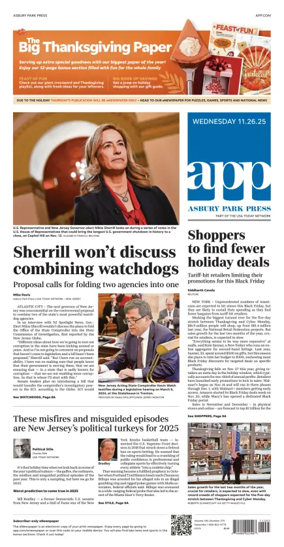 Cover of Asbury Park Press