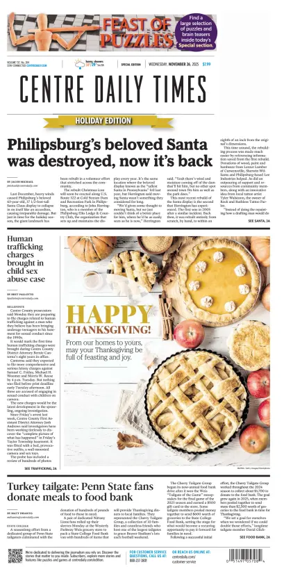 Cover of Centre Daily Times