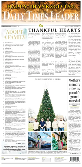 Cover of Daily Times Leader