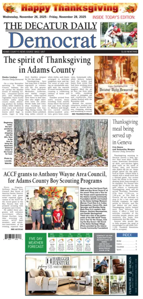 Cover of The Decatur Daily Democrat