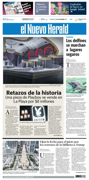 Cover of El Nuevo Herald