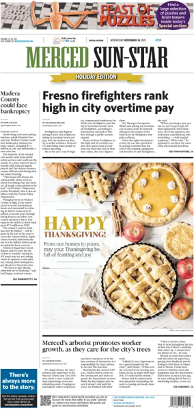 Cover of Merced Sun-Star