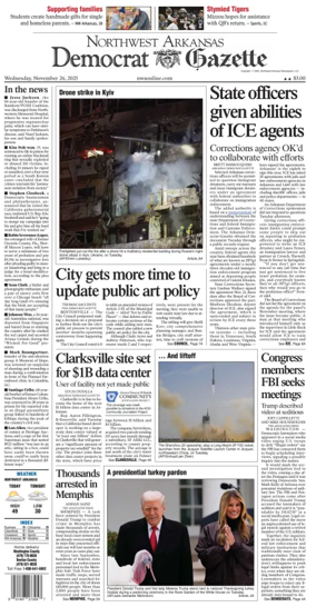 Cover of Northwest Arkansas Democrat-Gazette