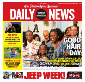 Cover of Philadelphia Daily News