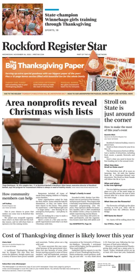 Cover of Rockford Register Star