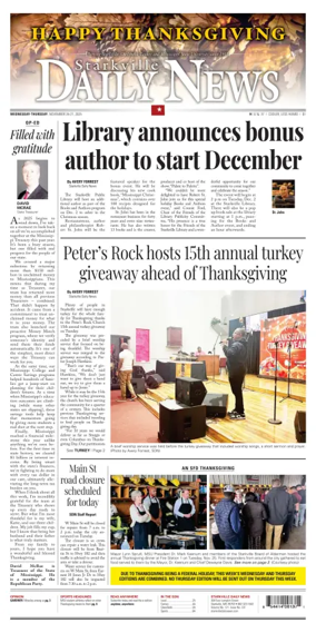 Cover of Starkville Daily News