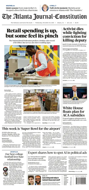 Cover of The Atlanta Journal-Constitution