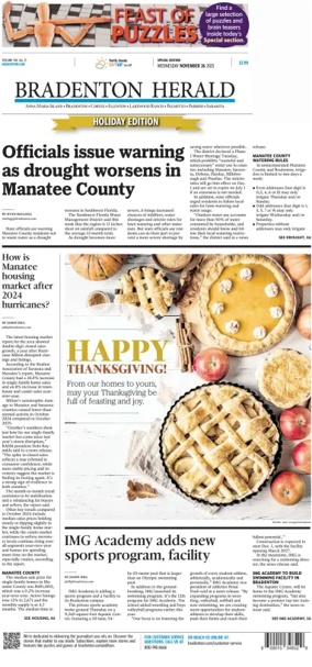 Cover of The Bradenton Herald