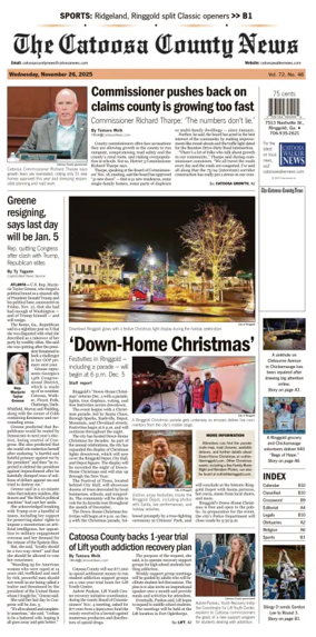 Cover of The Catoosa County News