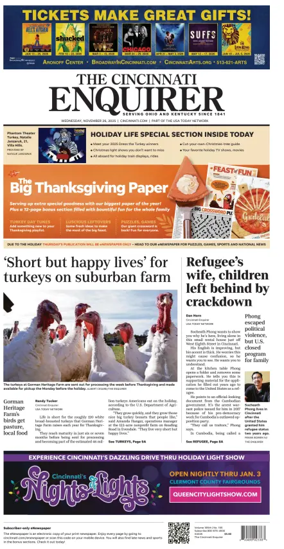 Cover of The Cincinnati Enquirer