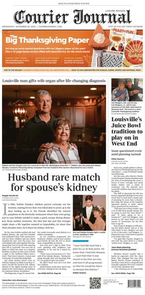 Cover of The Courier-Journal (Louisville)