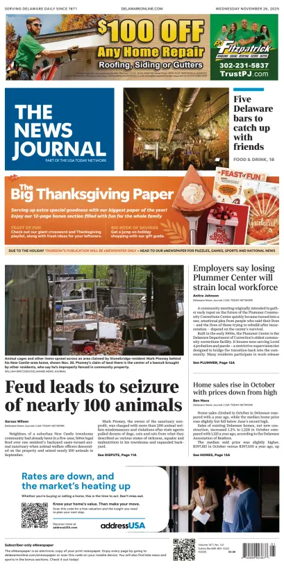 Cover of The News Journal