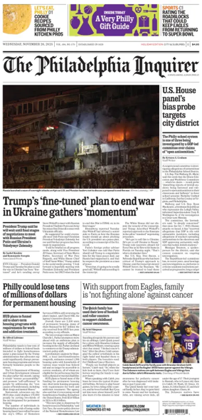 Cover of The Philadelphia Inquirer