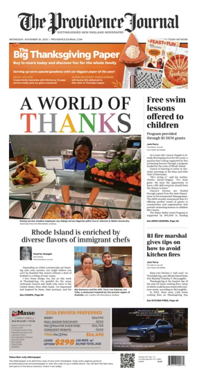 Cover of The Providence Journal