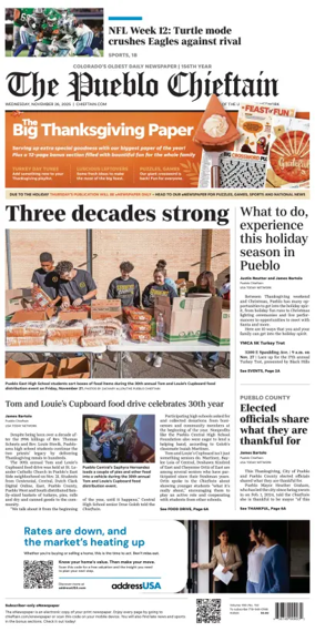 Cover of The Pueblo Chieftain