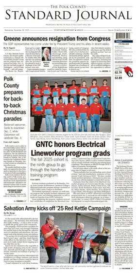 Cover of The Standard Journal