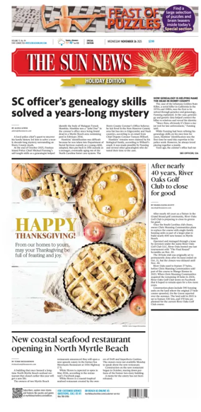 Cover of The Sun News