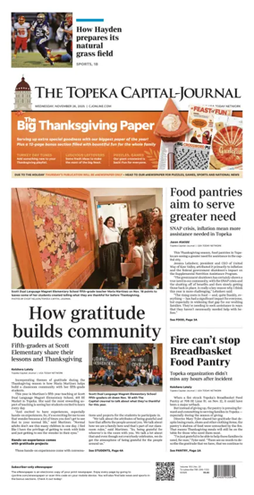 Cover of The Topeka Capital-Journal