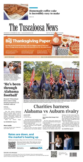 Cover of The Tuscaloosa News
