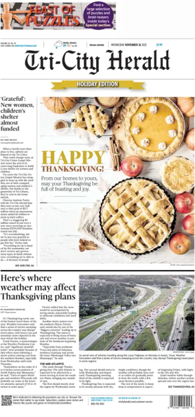 Cover of Tri-City Herald